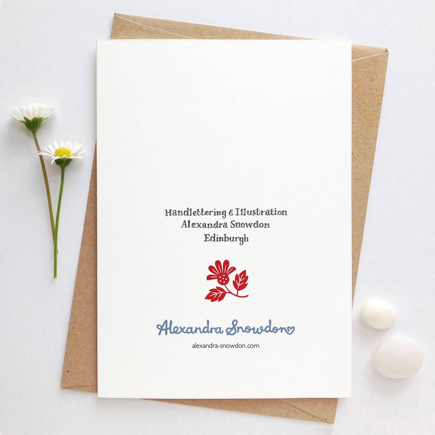 Pink and Red Floral Pattern Mothers Day Card