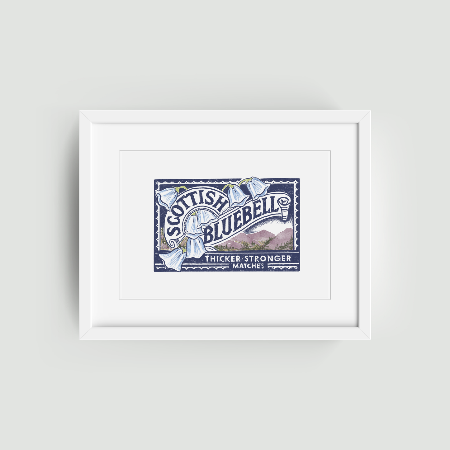 Bluebell Matches Print