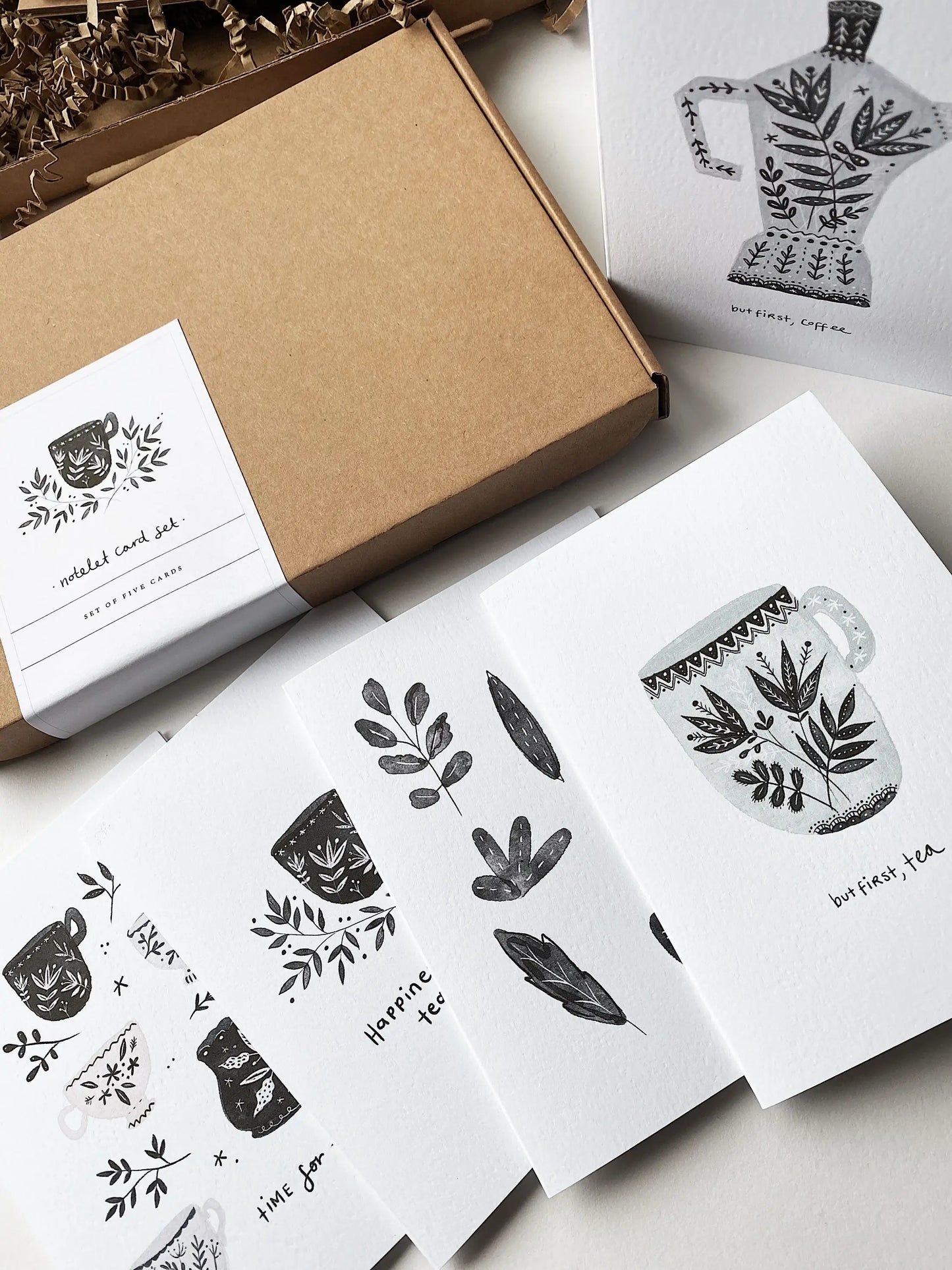 Time For Tea - A6 Card Set