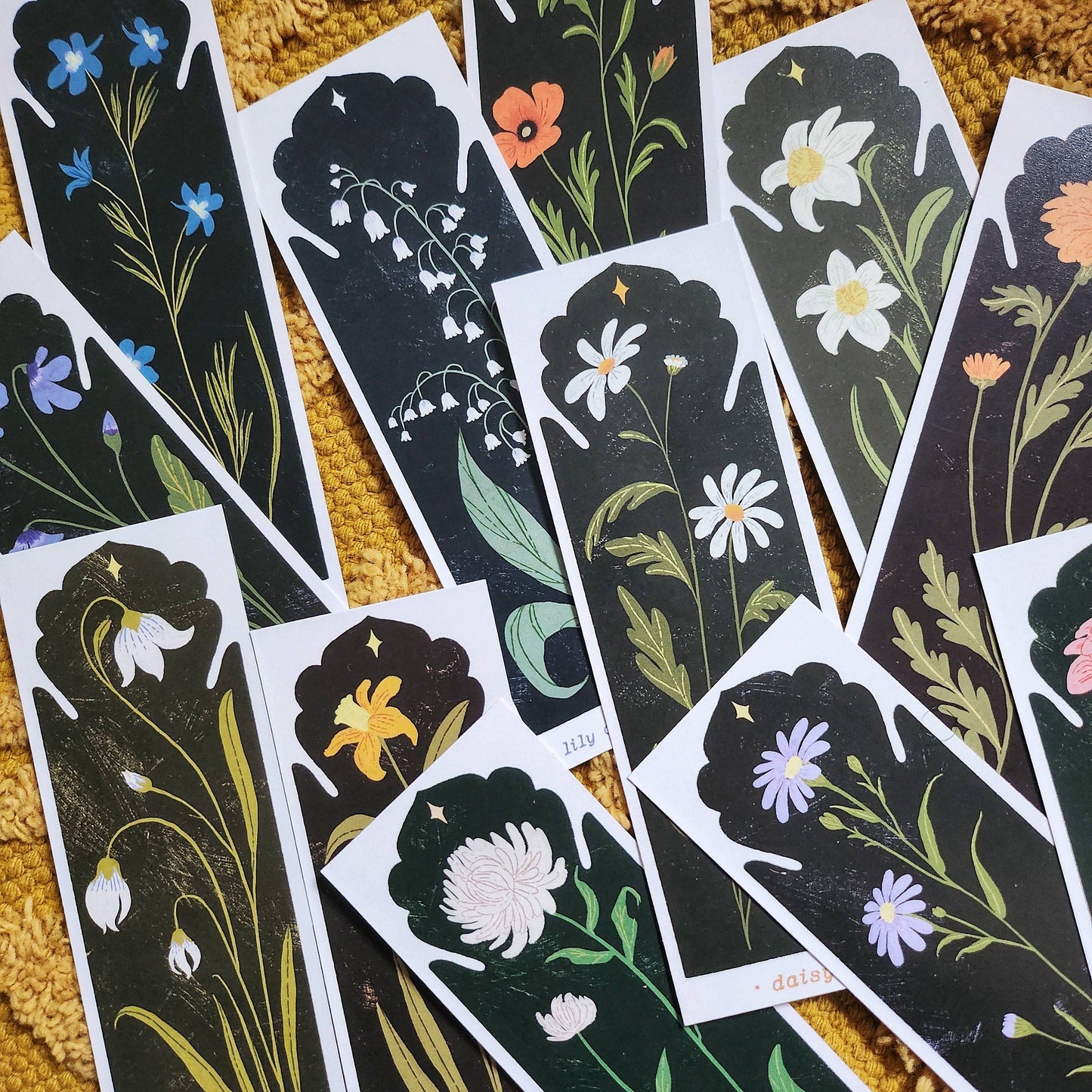 Botanical Snowdrop Bookmark