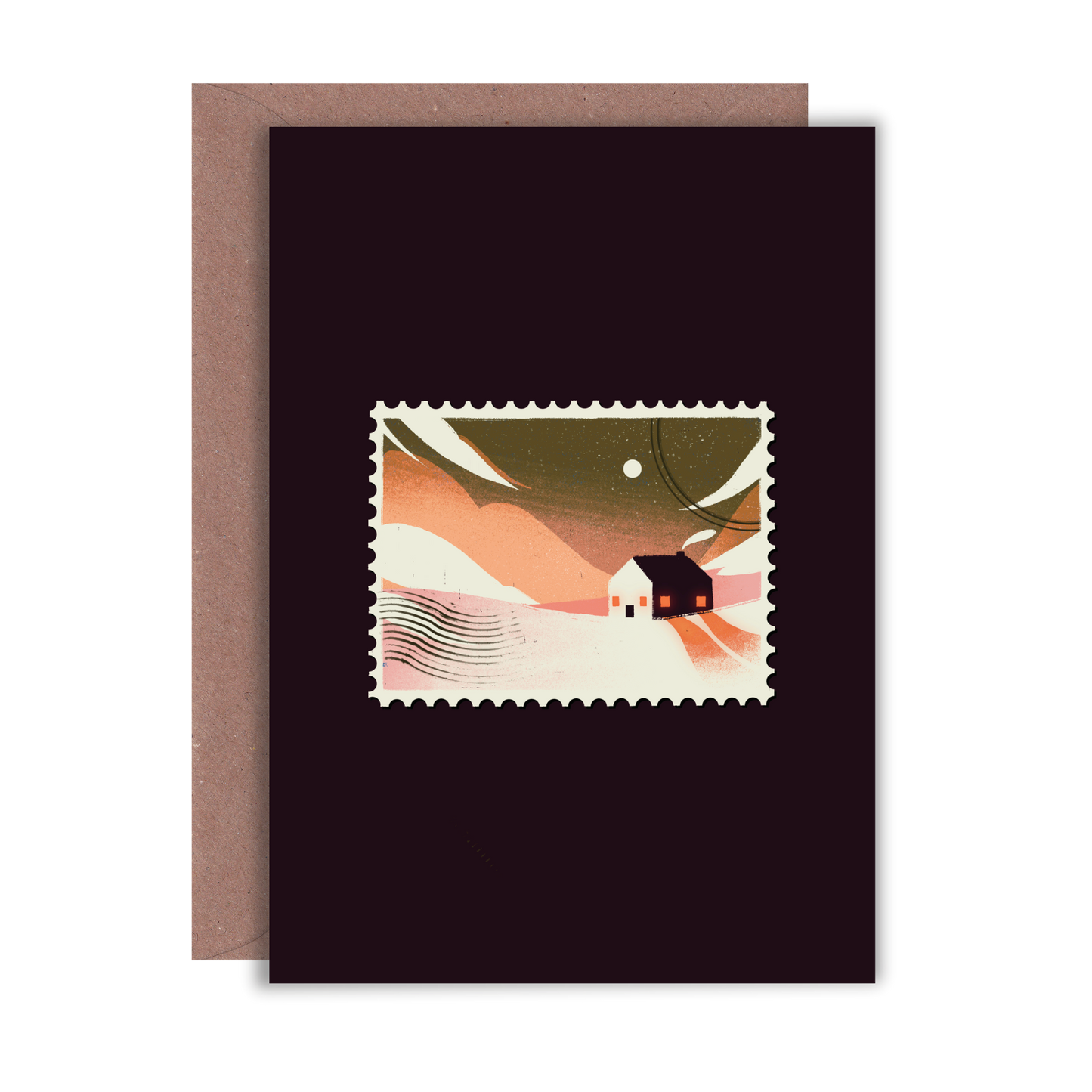Snowed In Stamp Card