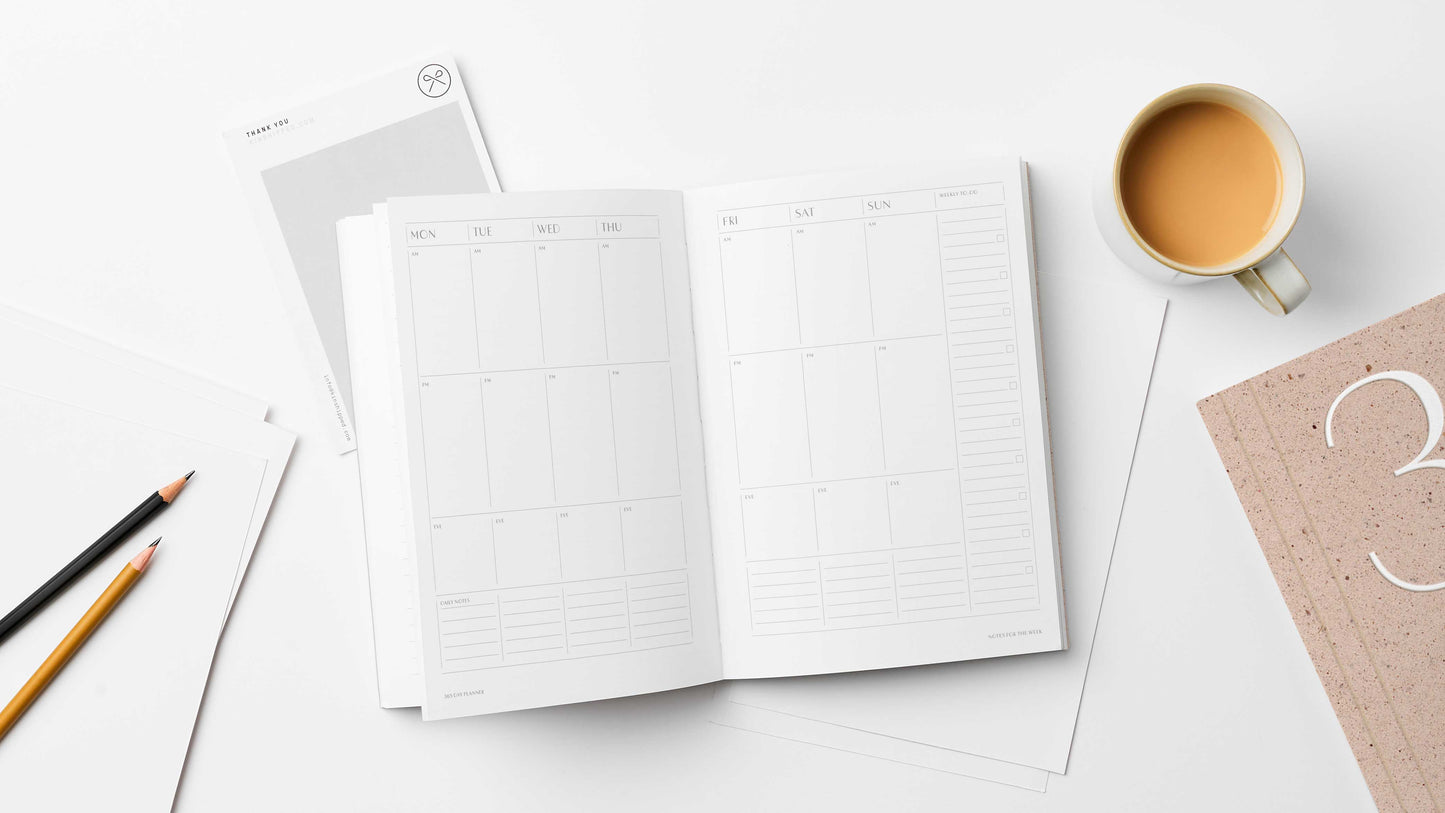 365 UNDATED PLANNER - MOSS GREEN