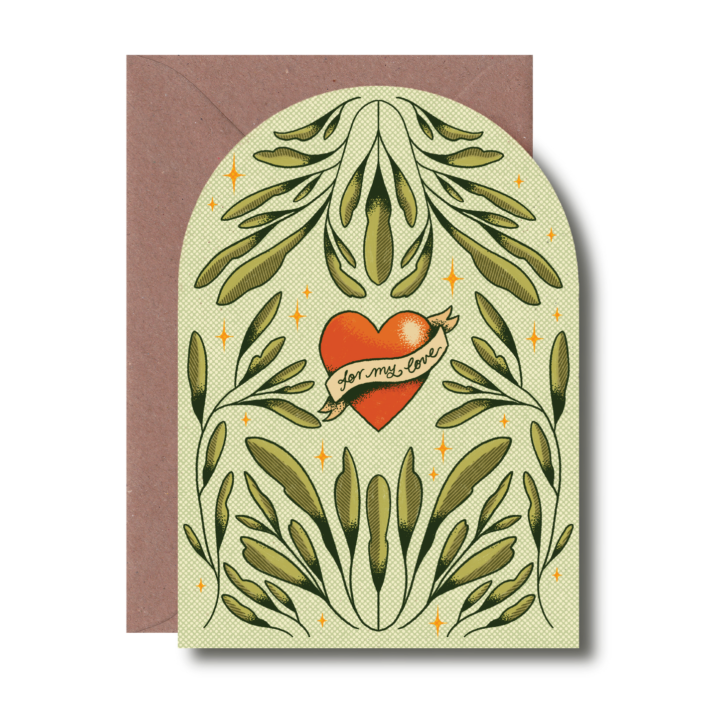 For My Love Arch Card