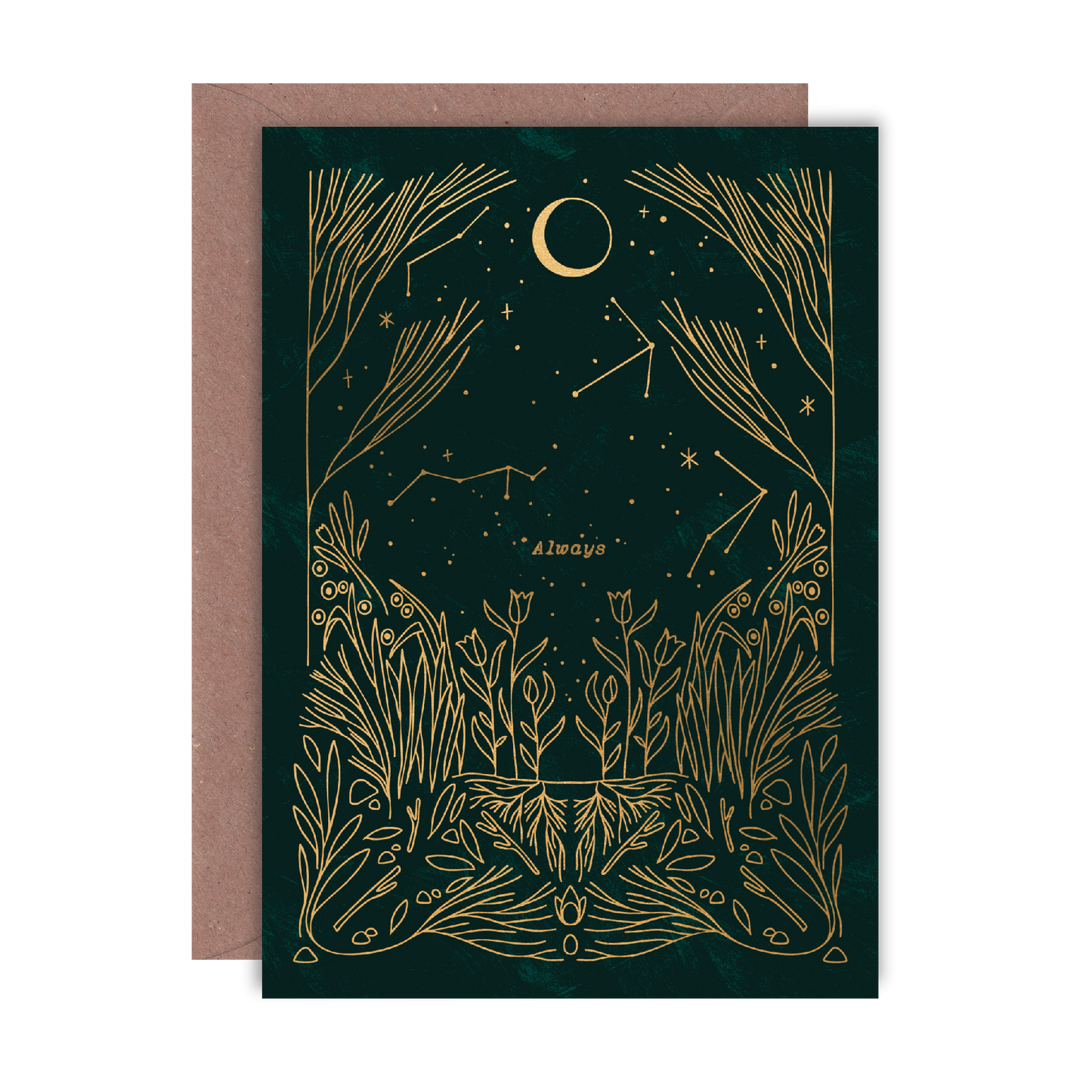 Always Gold Foiled A6 Greeting Card