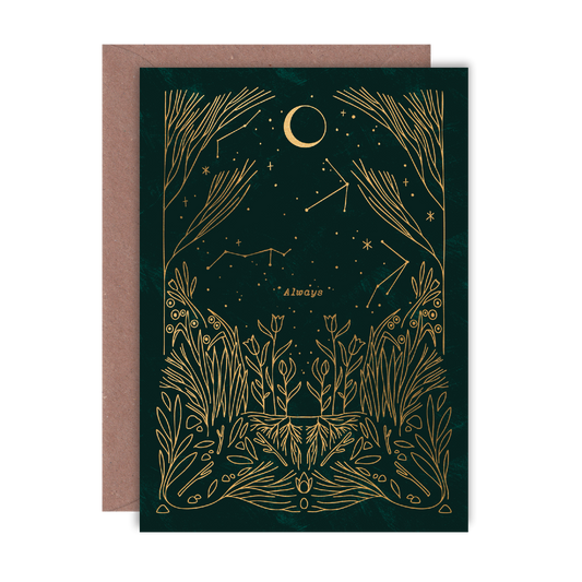 Always Gold Foiled A6 Greeting Card