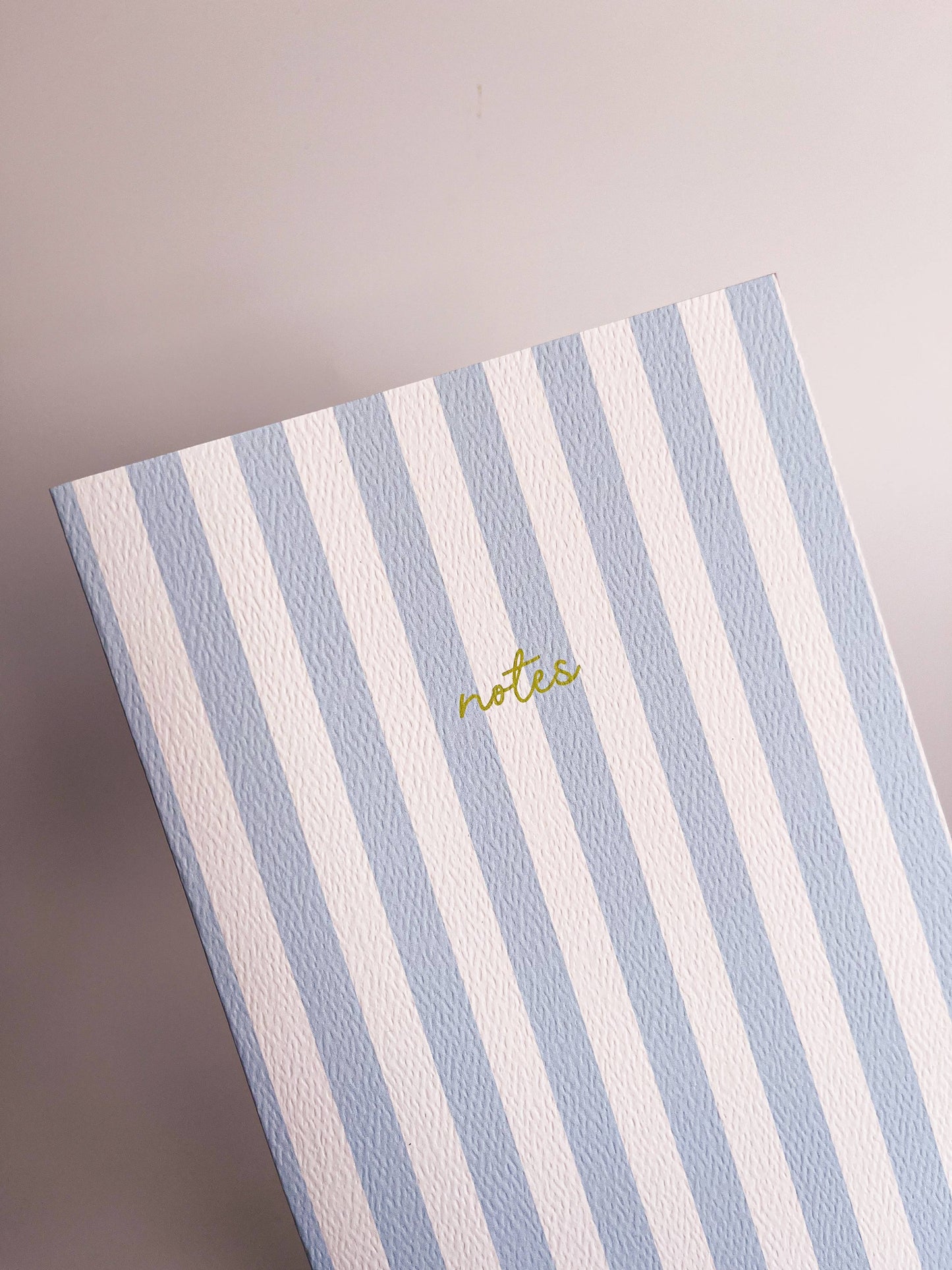 Striped Notebook with Contrast Color