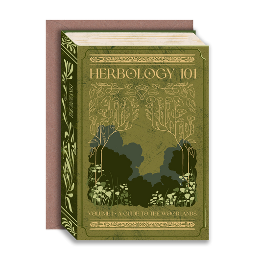 Herbology 101 Foiled A6 Greeting card
