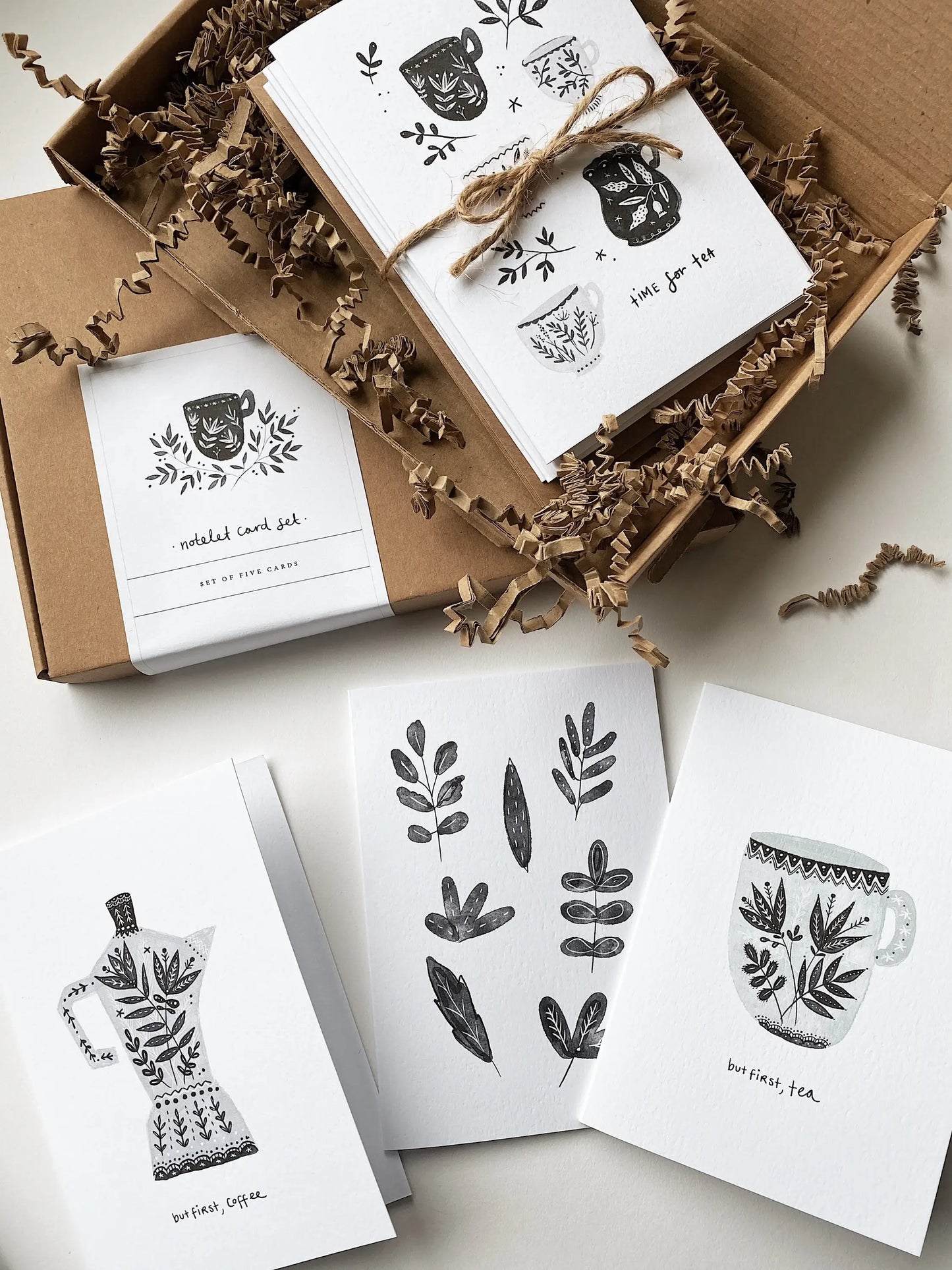 Time For Tea - A6 Card Set