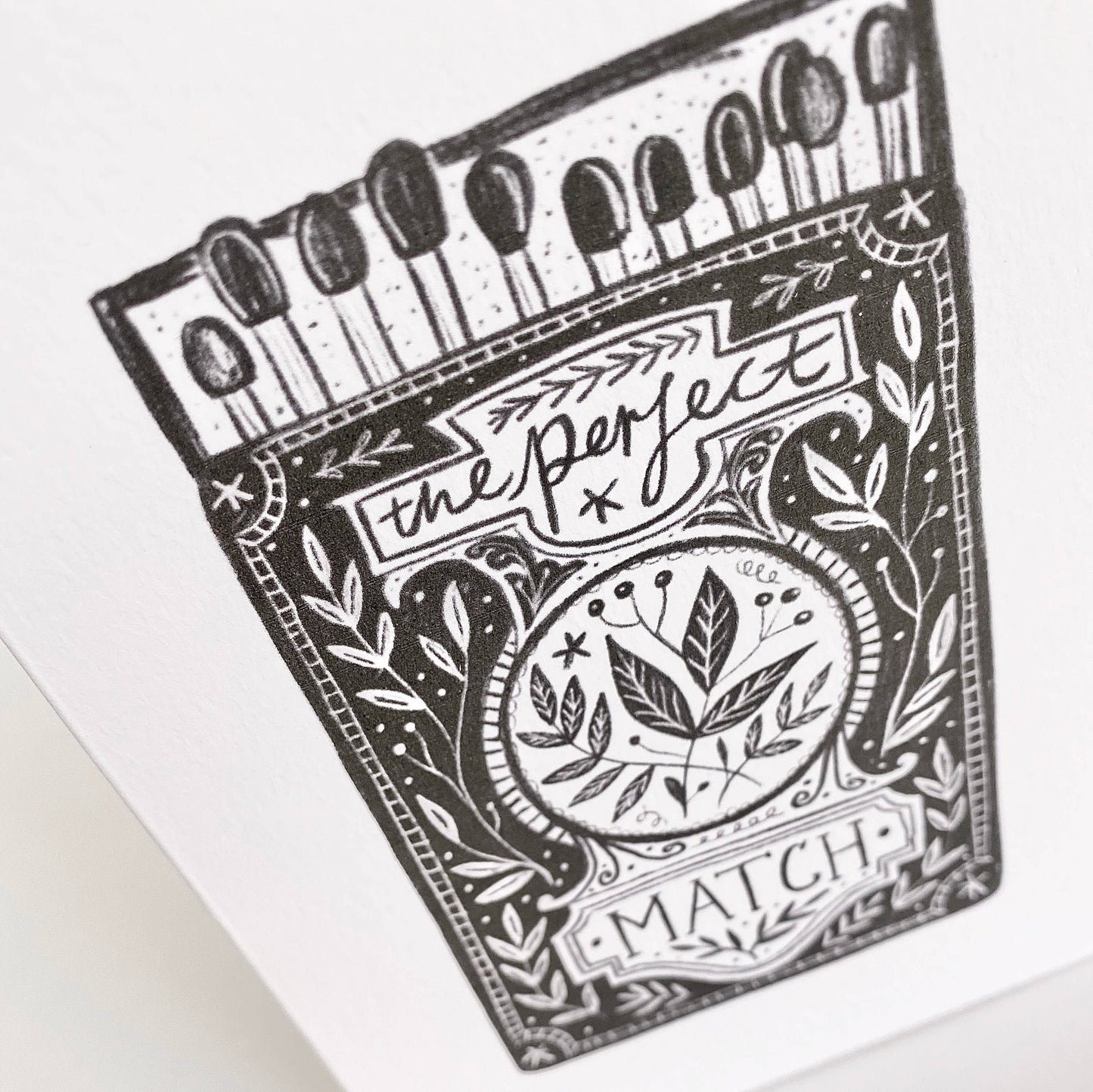 The Perfect Match | Engagement Card | Wedding Card