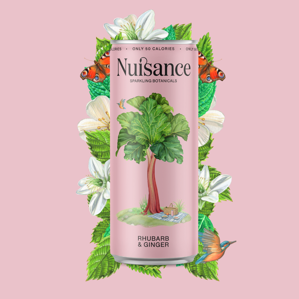 Nuisance Botanical Soft Drink | Rhubarb & Ginger