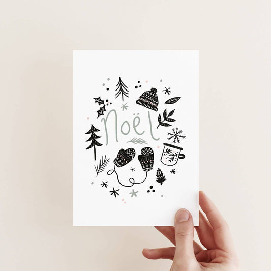 Winter Walk Colour | Christmas Card