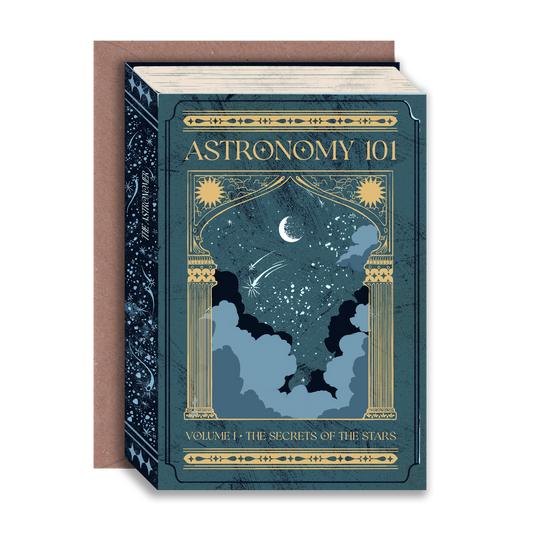 Astronomy 101 Foiled A6 Greeting card