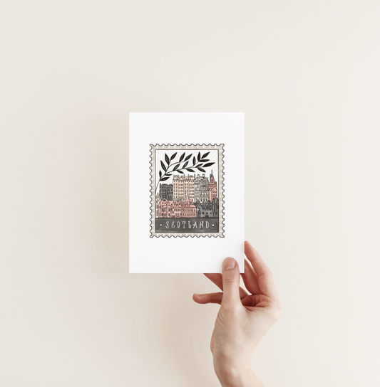 Edinburgh Stamp Card