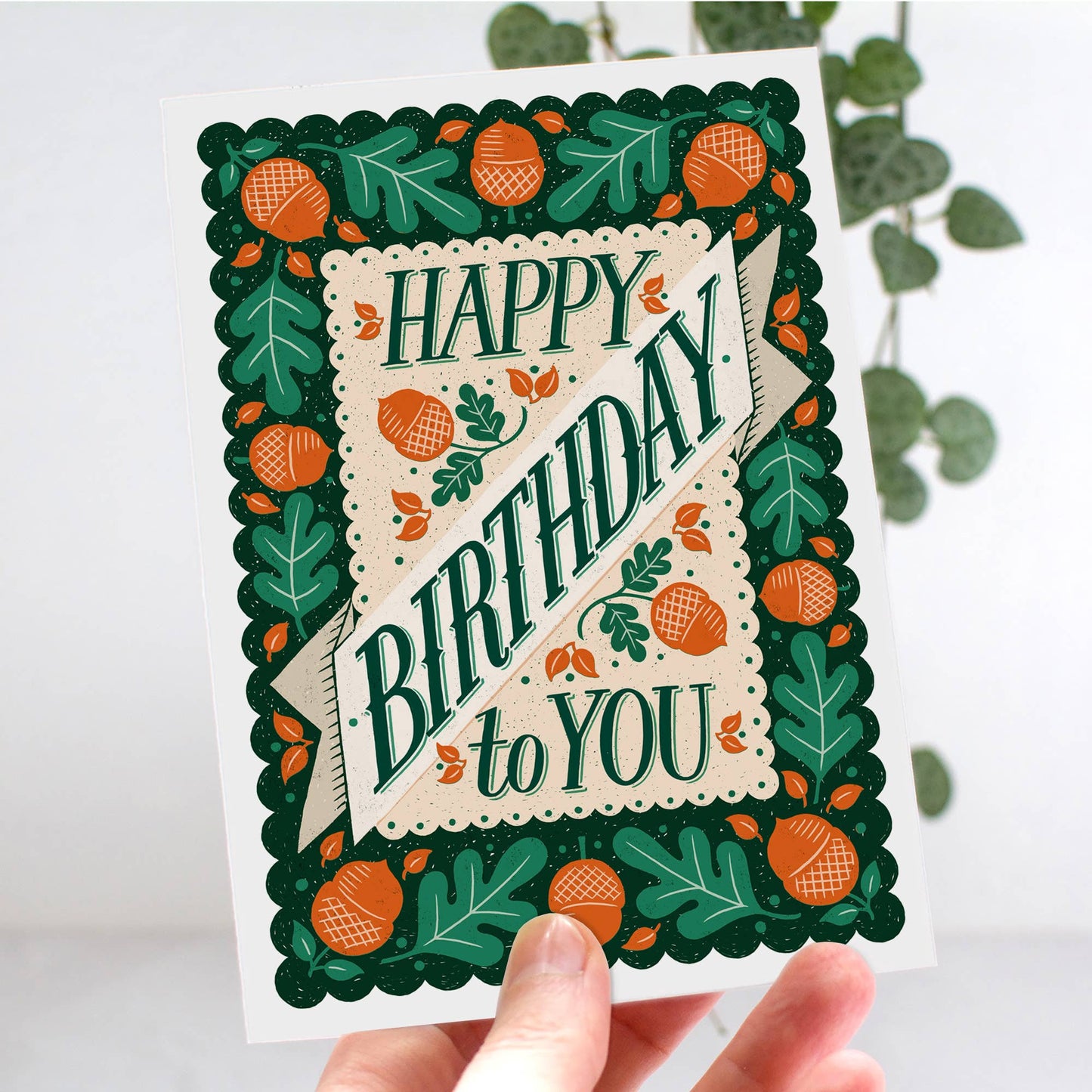 Woodland Theme Birthday Card