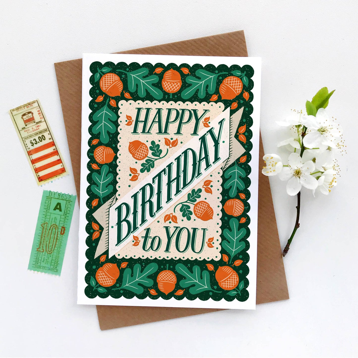 Woodland Theme Birthday Card