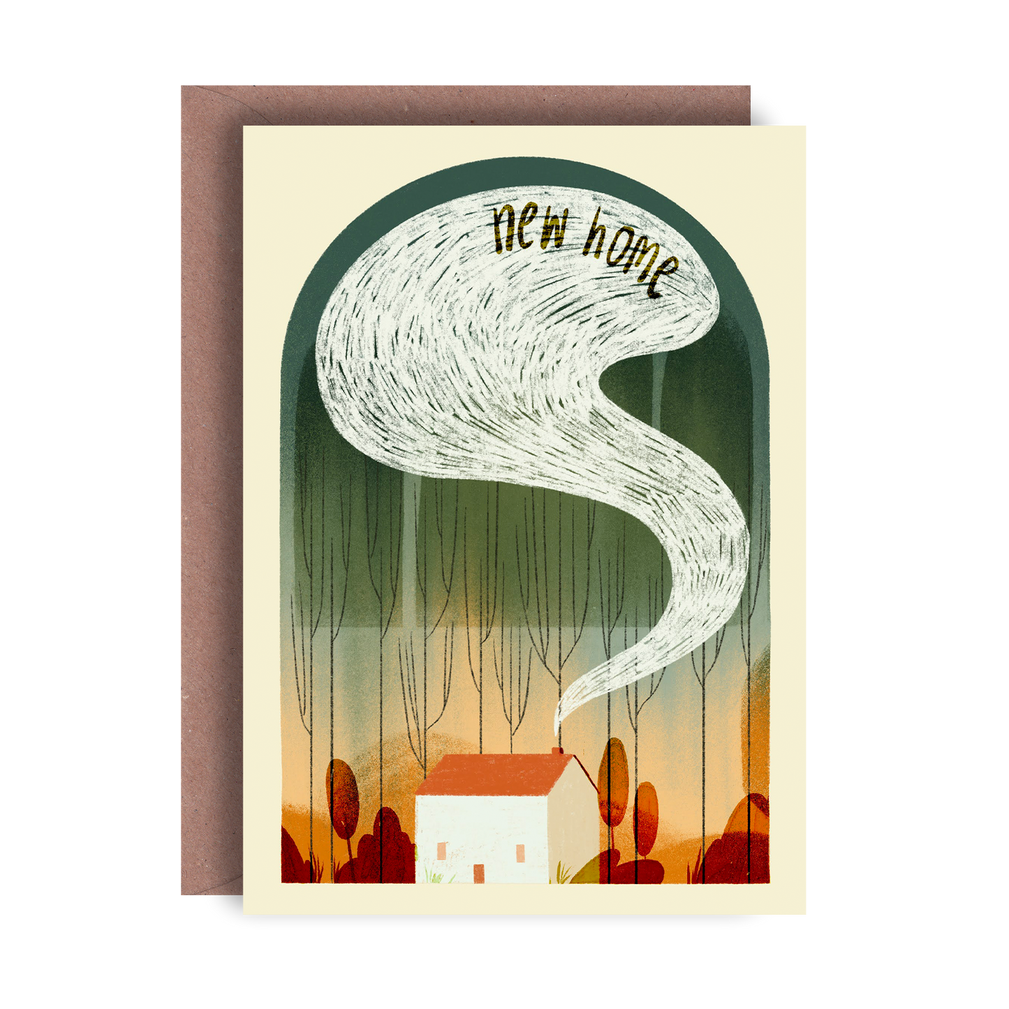 Forest New Home Greeting Card