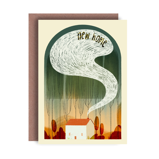 Forest New Home Greeting Card