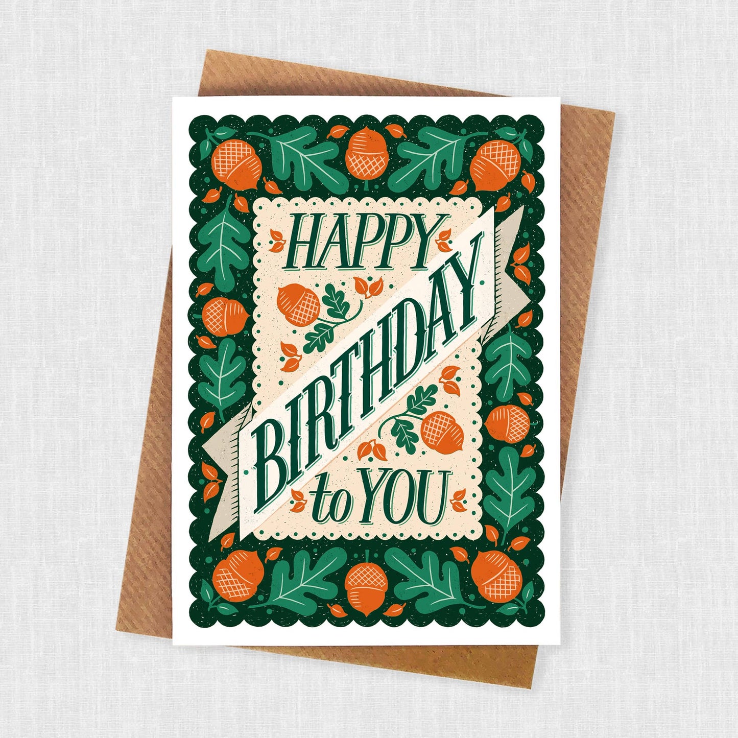 Woodland Theme Birthday Card