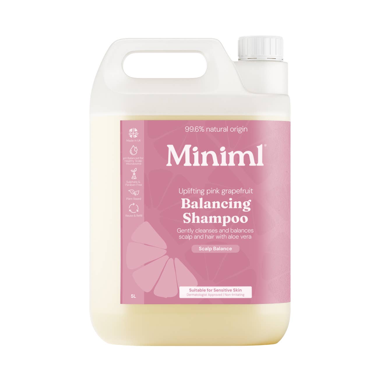 Balancing Shampoo - Uplifting Pink Grapefruit 5L Refill