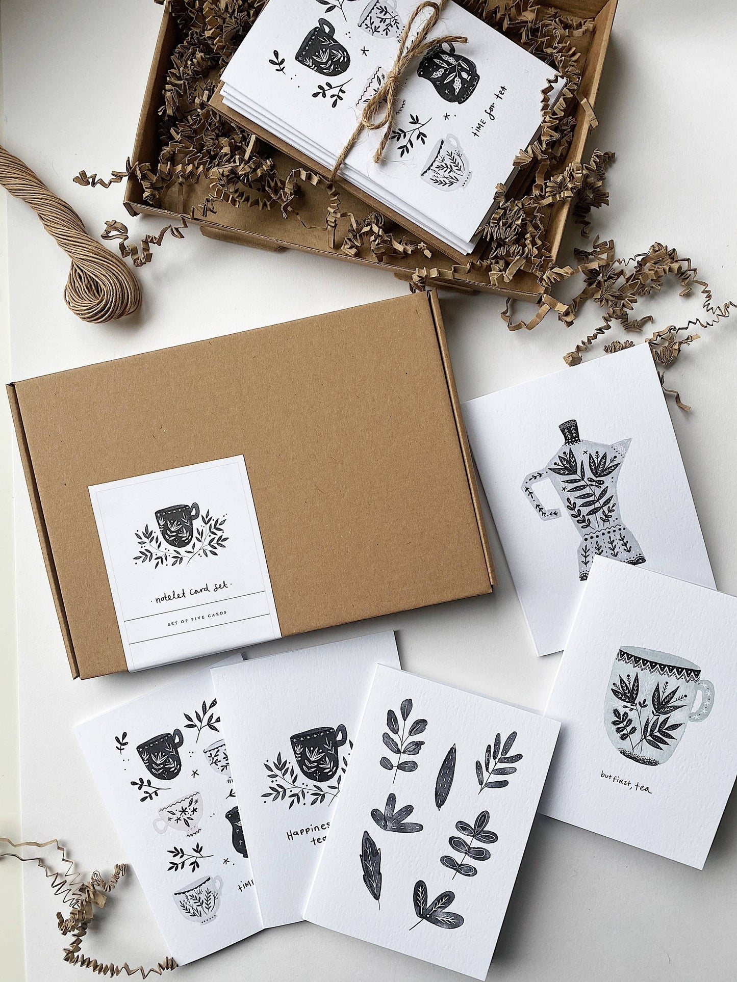 Time For Tea - A6 Card Set