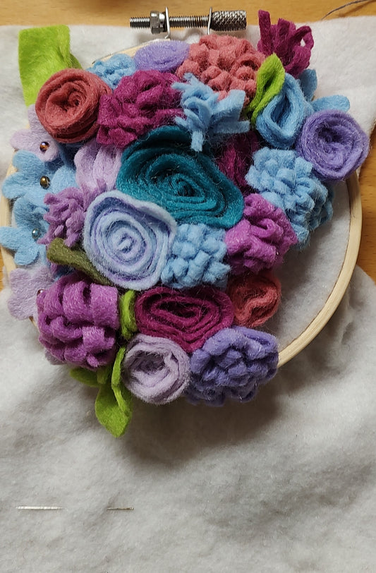 Spring Blooms: Felt Flowers, 13 Feb, 4-6p