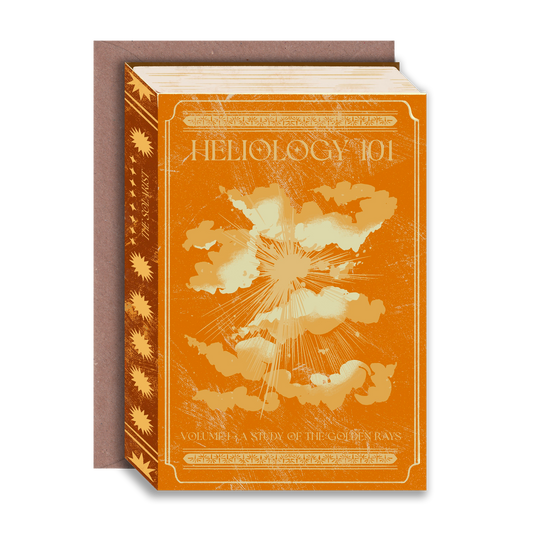 Heliology 101 Foiled A6 Greeting card