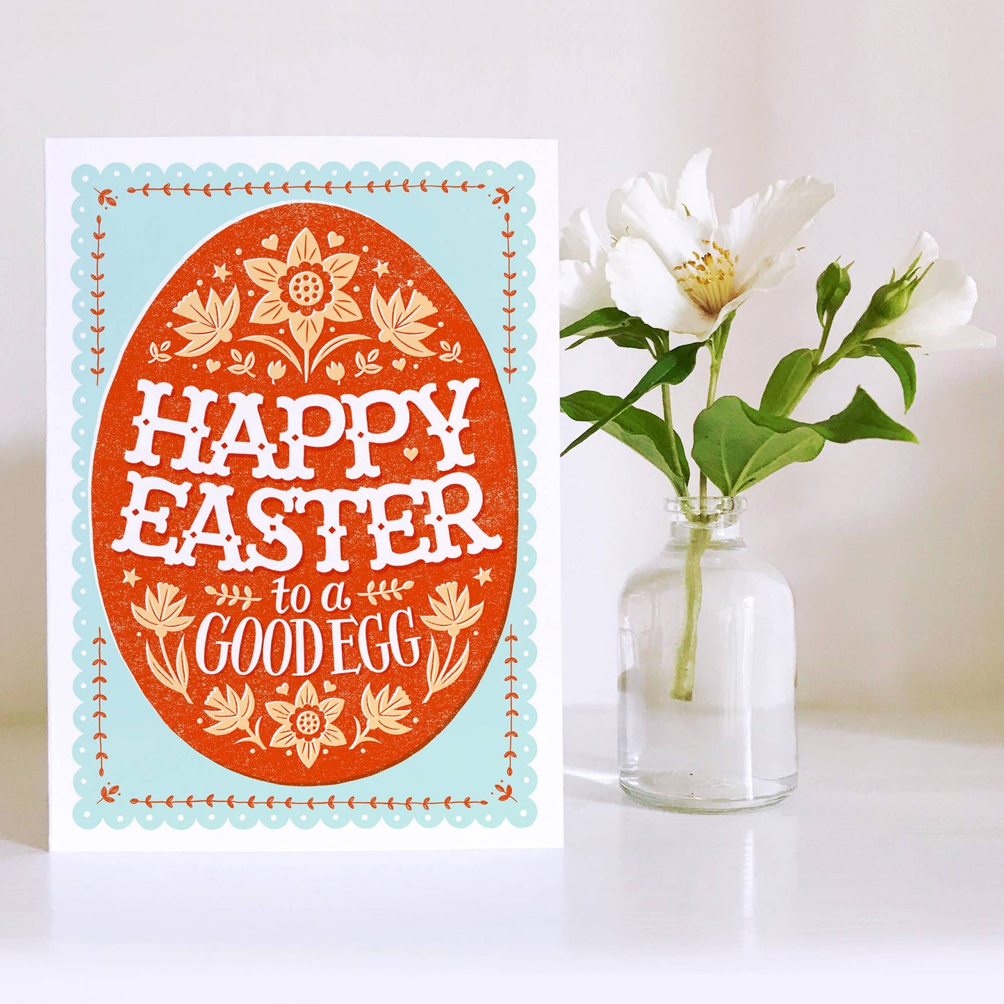 Good Egg Orange Easter Card