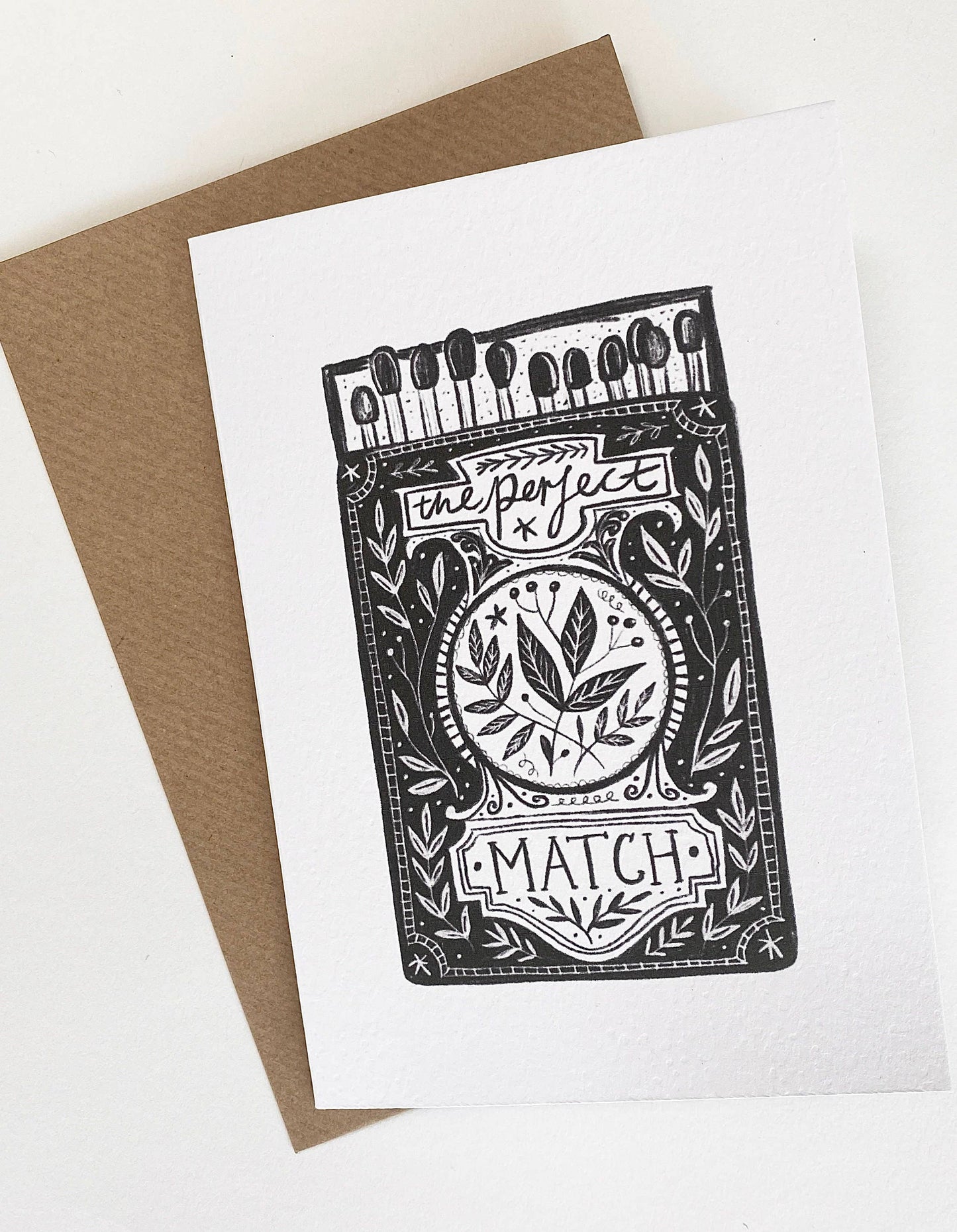 The Perfect Match | Engagement Card | Wedding Card