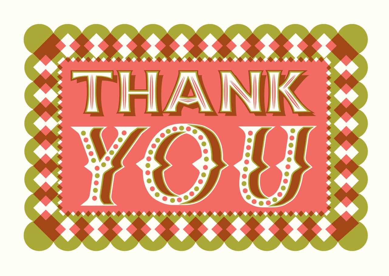Thank You Greeting Card