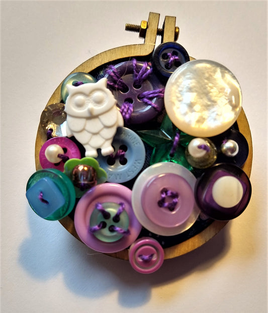Button Brooches Workshop, 28 May, 4-6p