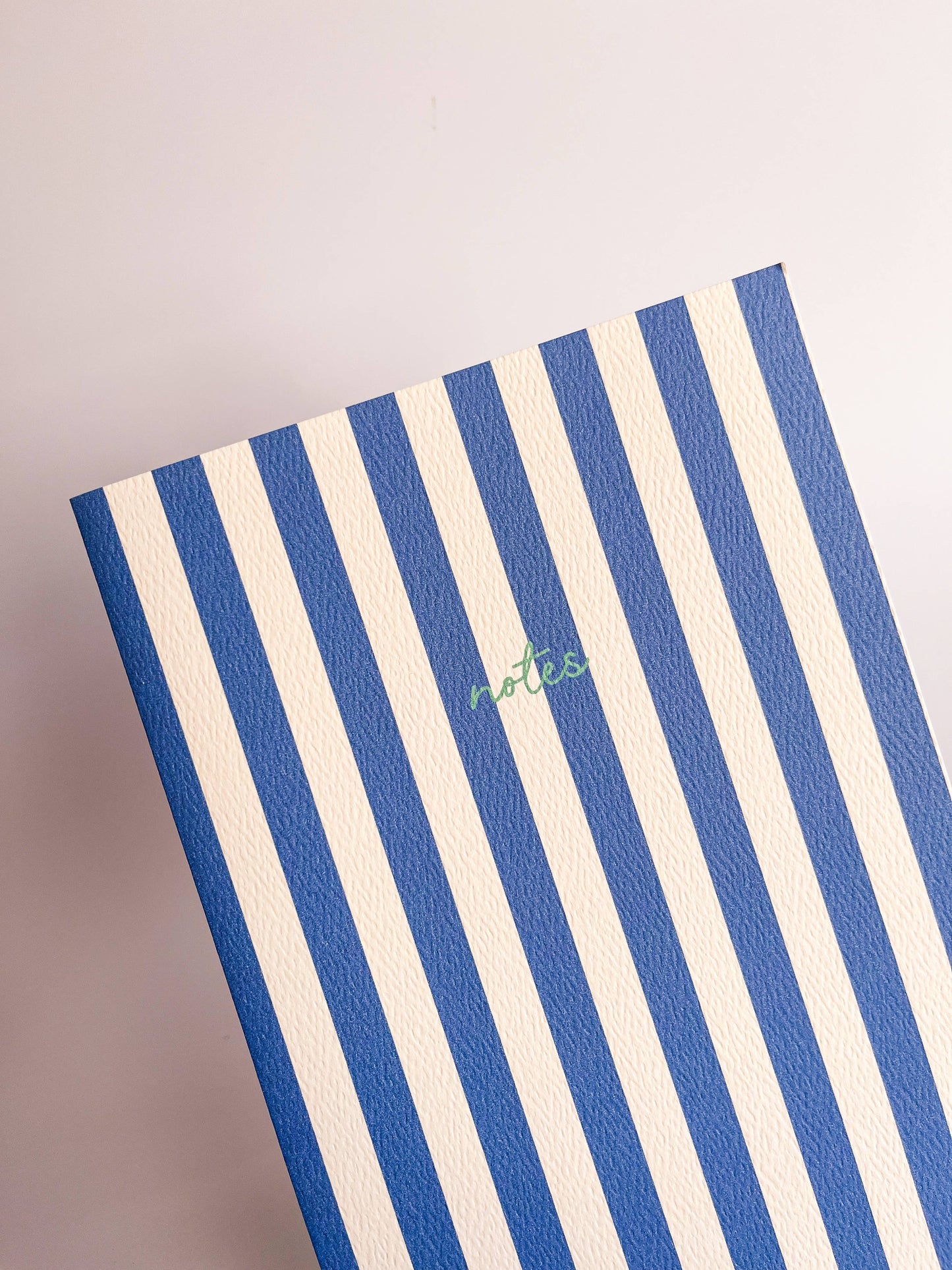 Striped Notebook with Contrast Color