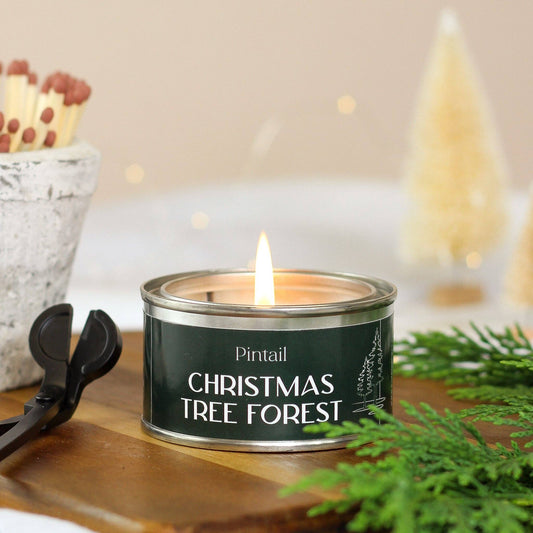 Christmas Tree Forest Paint Pot