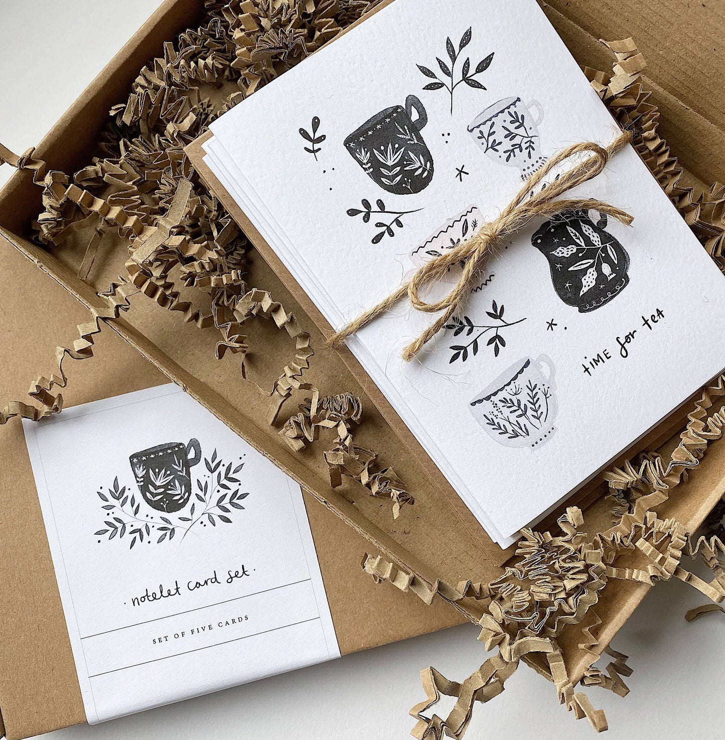 Time For Tea - A6 Card Set