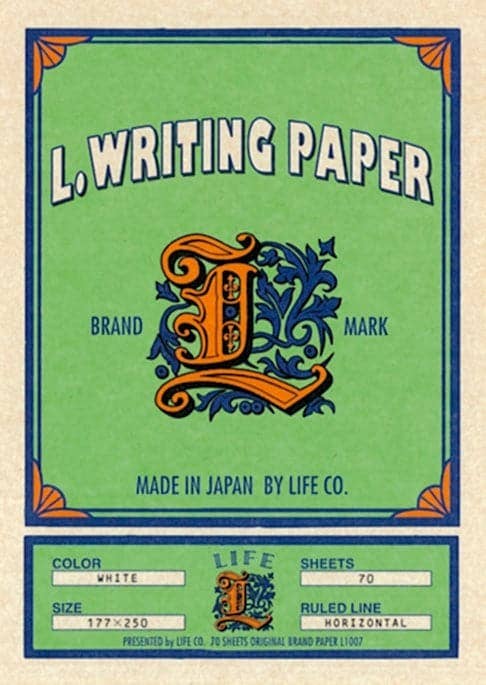 Life L-Writing Paper Pad B5