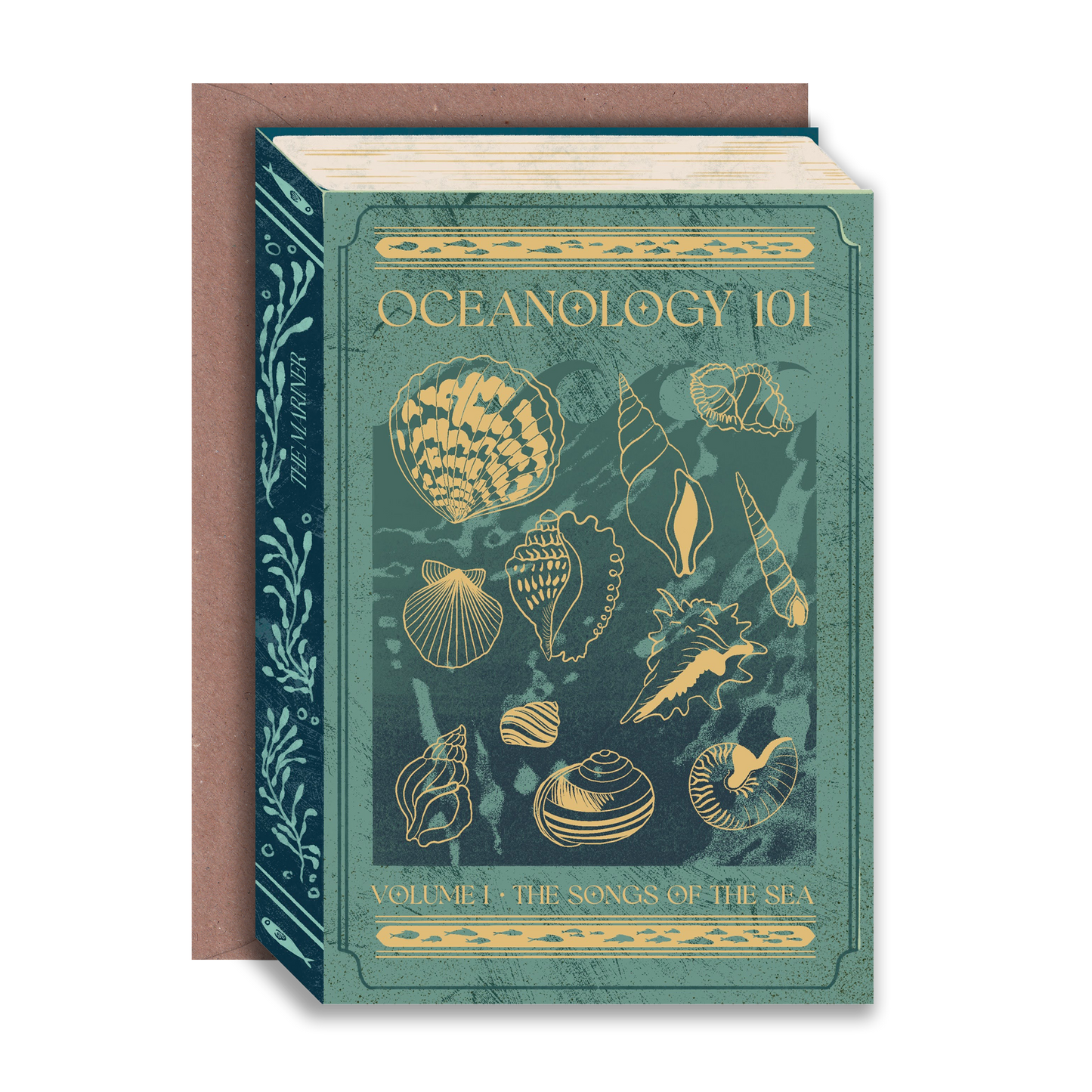Oceanology 101 Foiled A6 Greeting card
