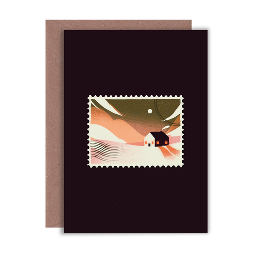 Snowed In Stamp Card